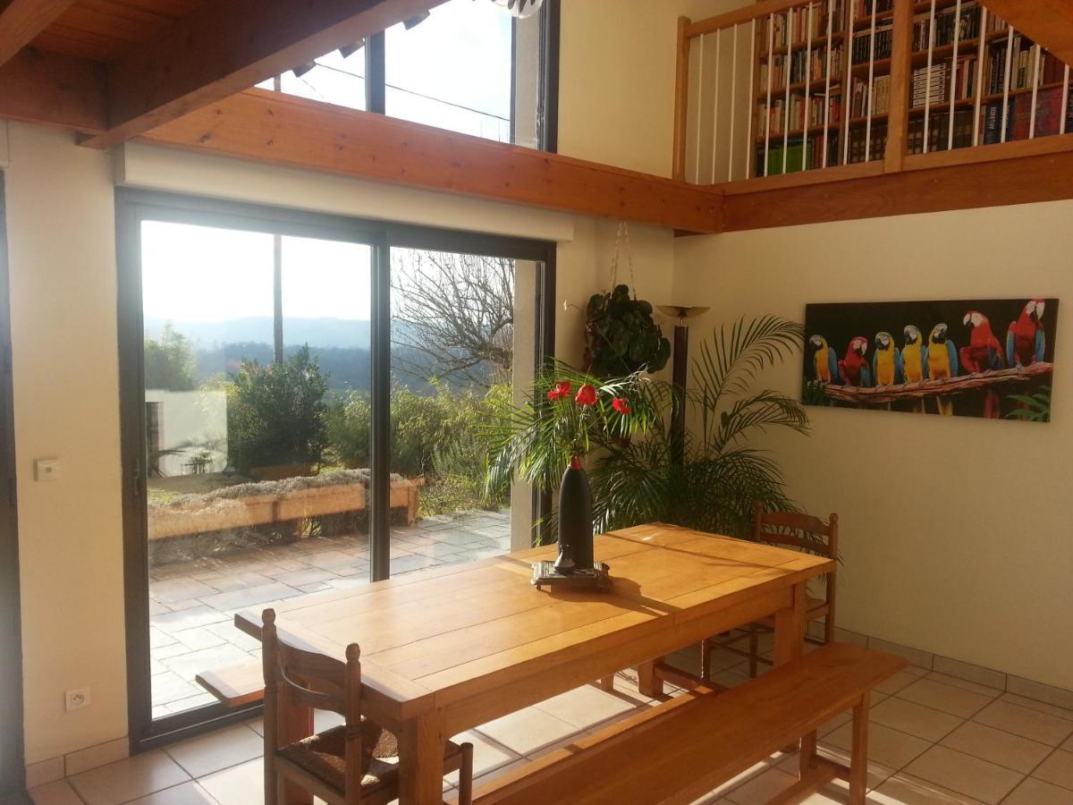 Maison Sur La Colline Cheminee Wifi Proche Thermes Aubin  Exteriér fotografie